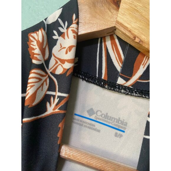 Columbia Women's Black Brown‎ Floral Pullover Sweater Top Size Small - Picture 8 of 9